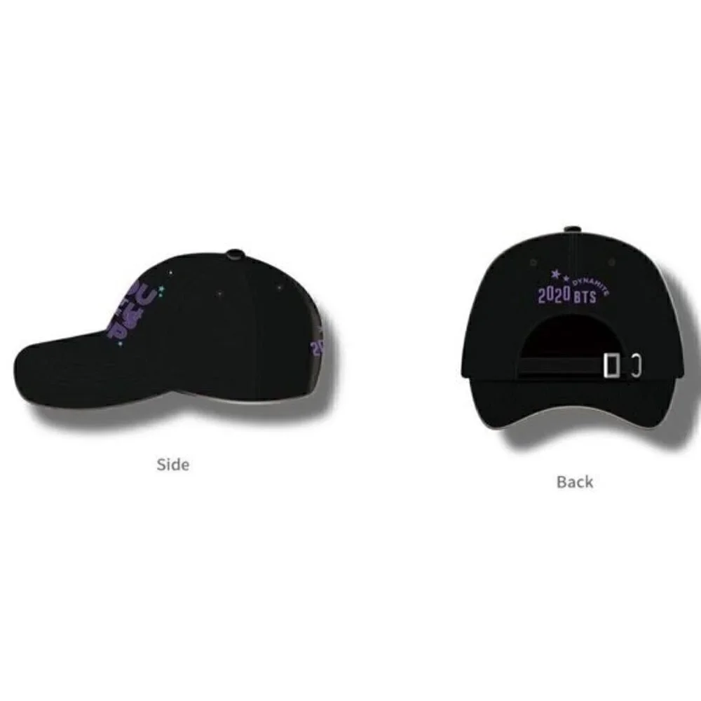 BTS Dynamite Celebration Official Cap Baseball Hat Black You Sent Us To The Top